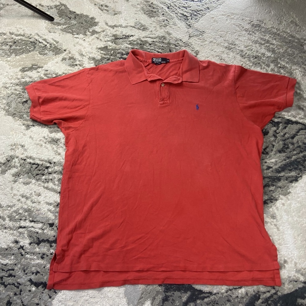 Polo Ralph Lauren Polo Vintage Shirt Mens 2XL Red Performance Golf Tennis